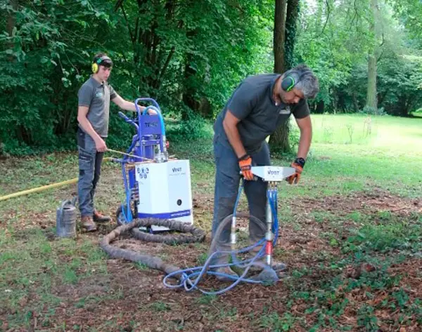 Bodenbelüftung im Einsatz