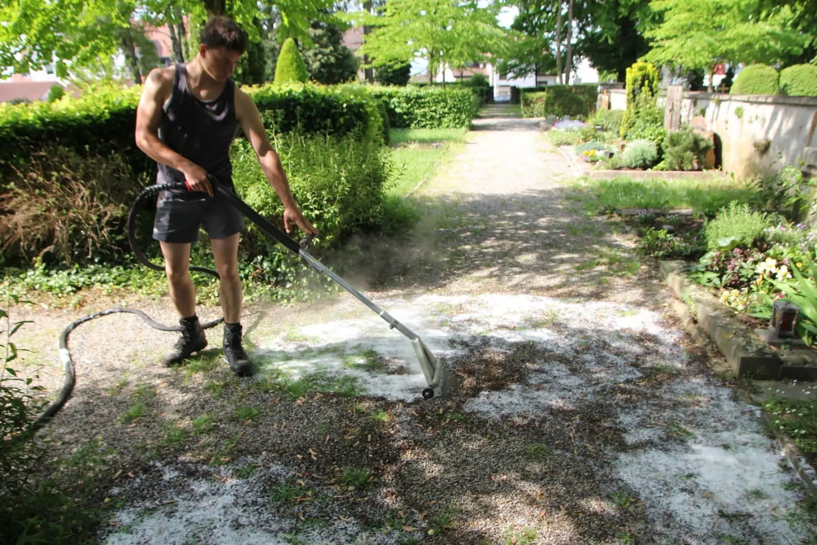 ELMOTHERM®-Verfahren zur Unkrautbekämpfung